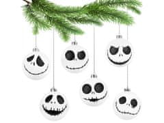 Disney The Nightmare Before Christmas Jack Skellington Komplet božičnih bombonov, okraski za božično drevo, plastični bomboni 6 kosov 