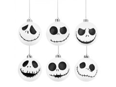 Disney The Nightmare Before Christmas Jack Skellington Komplet božičnih bombonov, okraski za božično drevo, plastični bomboni 6 kosov 