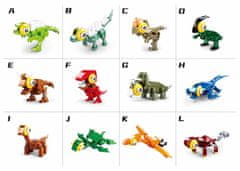 Sluban jajca Qbricks M38-B0796 Dino 1 kos