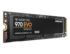 Samsung SSD 500 GB 970 EVO M.2 PCI-Express NVMe M.2 2280 V-NAND TLC (branje/pisanje: 3500/3200 MB/s)