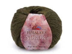 Himalaya Pletena preja Nordic 50 g - (76816) zelena khaki