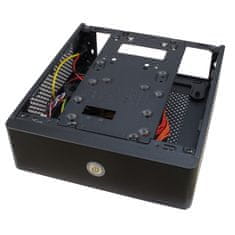 Inter-tech ITX-601 Mini ITX s 60W napajalnikom črno ohišje