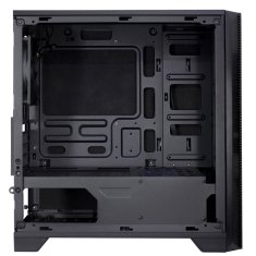 Inter-tech H-606 micro ATX črno ohišje