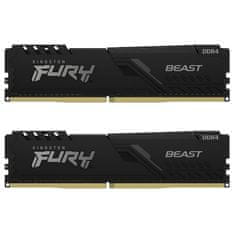 Kingston Fury Beast 64GB (2x32GB) 3200MHz DDR4 CL16 KF432C16BBK2/64 ram pomnilnik