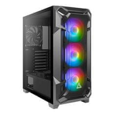 Antec DF600 Flux mid-Tower RGB (0-761345-80060-0) gaming okno črno ohišje