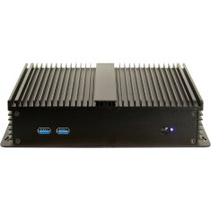 Inter-tech Thin Mini-ITX IP-40 črno ohišje