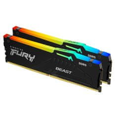 Kingston Fury Beast 16GB (2x8GB) 5200MT/s DDR5 CL40 EXPO KF552C36BBEAK2-16 RGB ram pomnilnik