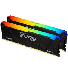 Kingston Fury Beast 64GB (2x32GB) 3200MHz DDR4 CL16 KF432C16BB2AK2/64 RGB ram pomnilnik