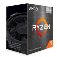 AMD Ryzen 7 5700 3,7/4,6GHz 65W AM4 Wraith Stealth hladilnik BOX procesor