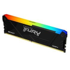 Kingston Fury Beast 16GB 2600MT/s DDR4 CL16 XMP KF426C16BB2A/16 RGB ram pomnilnik