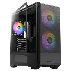 Antec NX416L ARGB Mid-Tower ATX okno črno gaming ohišje