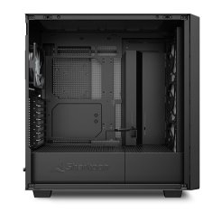 Sharkoon REBEL C70G midiATX RGB okno črno/rjavo gaming ohišje