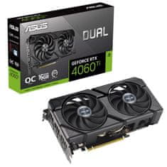 ASUS Dual GeForce RTX 4060Ti EVO OC 16GB GDDR6 (DUAL-RTX4060Ti-O16G) grafična kartica