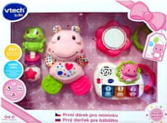 Vtech First baby darilni set CZ - roza