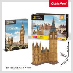 CubicFun 3D sestavljanka National Geographic: Big Ben 94 kosov