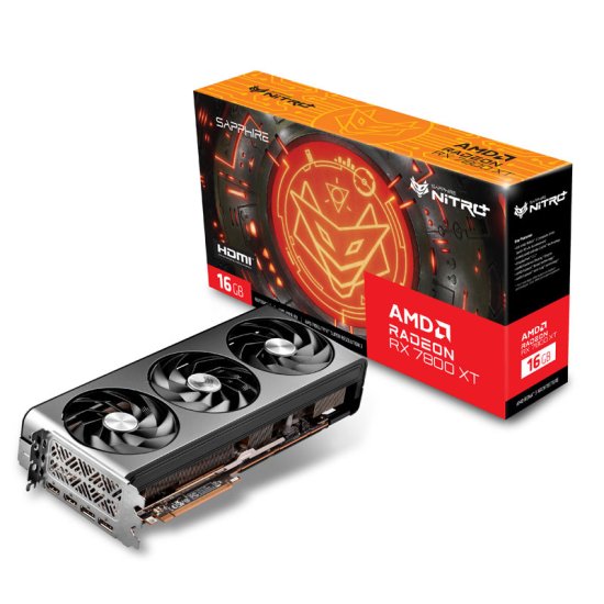 Sapphire AMD Radeon RX 7800 XT NITRO+ 16GB GDDR6 OC ARGB gaming grafična kartica