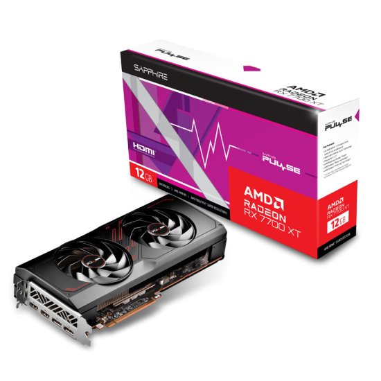 Sapphire AMD Radeon RX 7700 XT PULSE 12GB GDDR6 gaming grafična kartica