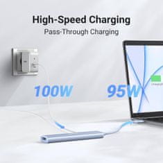 Ugreen Revodok 5v1 Hub adapter, USB-C, moder