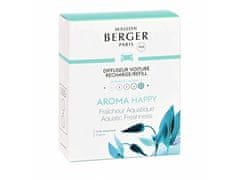 Maison Berger Paris Napolnite difuzor Car Aroma Happy Svěžest Water Aquatic Fresh eness (Car Diffuser Recharge/Refill) 2