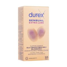 Durex Sensual Extra Lube Set kondom 10 kos