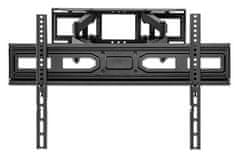 Manhattan stenski nosilec za TV, 93 - 203 cm, dvojna roka, črn (462440)