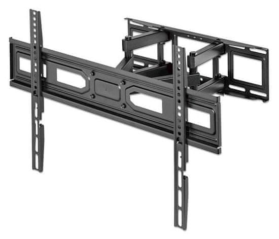 Manhattan stenski nosilec za TV, 93 - 203 cm, dvojna roka, črn (462440)