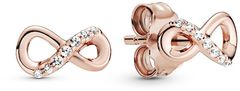 Pandora Bronasti uhani Sparkling Infinity 288820C01