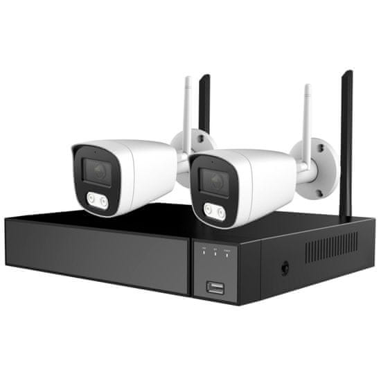 Secutek Komplet kamer WiFi SLG-LW2MC82B1 - 2x2MP kamera, NVR