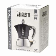 BIALETTI Italijanski Kuhalnik za Kavo Bialetti Moka Črna Aluminij