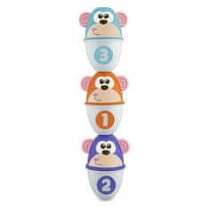 Chicco Komplet za kegljanje Monkey Strike Chicco (7 pcs)