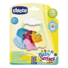 Chicco Obroček za Zobljenje za Dojenčke Rattle Chicco PVC 11,5 x 11 x 2,5 cm (11,5 x 11 x 2,5 cm)