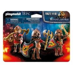 Playmobil Številke postavljene Novelmore Fire Knigths Playmobil 70672 (18 pcs)