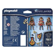 Playmobil Številke postavljene Novelmore Fire Knigths Playmobil 70672 (18 pcs)