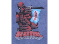 MARVEL COMICS MARVEL Deadpool sivo-modra moška majica S