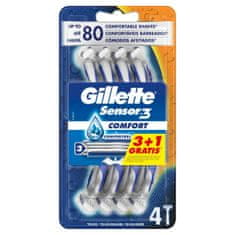 Gillette Brivnik za enkratno uporabo Gillette Sensor 3 Comfort 4 kosov