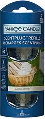 Yankee Candle Polnilo za difuzor Clean Cotton (ScentPlug Refills) 2 x 18,5 ml