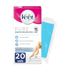 Veet Depilacijski trakovi za telo Veet Občutljiva koža 20 kosov