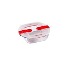 Pyrex Hermetična Škatla za Malico Pyrex Cook & Heat 15 x 12 x 4 cm 350 ml Prozorno Steklo (6 kosov)