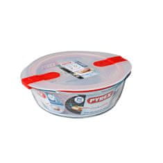 Pyrex Hermetična Škatla za Malico Pyrex Cook&heat 26 x 23 x 8 cm 2,3 L Rdeča Steklo (6 kosov)