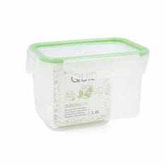 Quid Hermetična Škatla za Malico Quid Greenery 1,8 L Prozorno Plastika (Pack 4x)