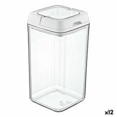 Quttin Kozarec za shranjevanje Quttin Hermetično zapiranje 1,5 L 11 x 11 x 20 cm (12 kosov)