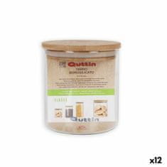 Quttin Kozarec za shranjevanje Quttin Silikon Borosilikatno steklo 700 ml (12 kosov)