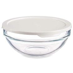 Pasabahce Okrogla Posoda za Malico s Pokrovom Chefs Bela 595 ml 14 x 6,3 x 14 cm (6 kosov)