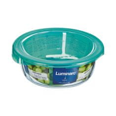 Luminarc Okrogla Posoda za Malico s Pokrovom Luminarc Keep'n Lagon 13,5 x 6 cm Turkizno 680 ml Steklo (6 kosov)