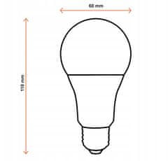 Berge 10x LED žarnica - E27 - 10W - 800Lm - topla bela