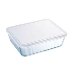 Pyrex Pravokotna Škatla za Malico s Pokrovom Pyrex Cook & Freeze 22,5 x 17,5 x 6,5 cm 1,5 L Prozorno Silikon Steklo (6 kosov)