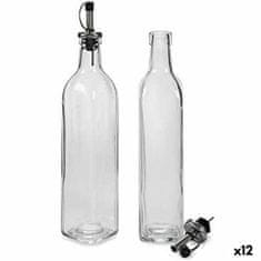 VIVALTO Set za olje in kis 2 x 50 ml Prozorno Kristal (12 kosov)