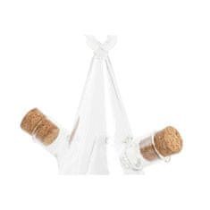 DKD Home Decor Set za olje in kis DKD Home Decor 10,5 x 9 x 18 cm Prozorno Pluta 300 ml Borosilikatno steklo