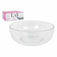 LAV Skleda za Solato LAV CP112-1 Prozorno Kristal 23 x 23 x 10 cm (4 kosov) (2600 cc) (ø 23 x 9,4 cm)