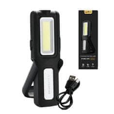 Superfire G12 LED svetilka + powerbank 566lm, črna